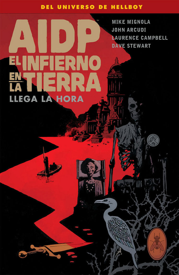AIDP 32. El infierno en la tierra 15: llega la hora, de Mignola | portada del libro