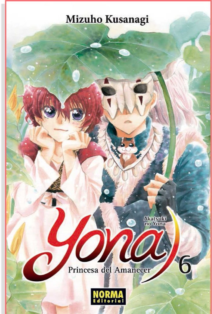 Yona, princesa del amanecer 6, de Kusanagi | portada del libro
