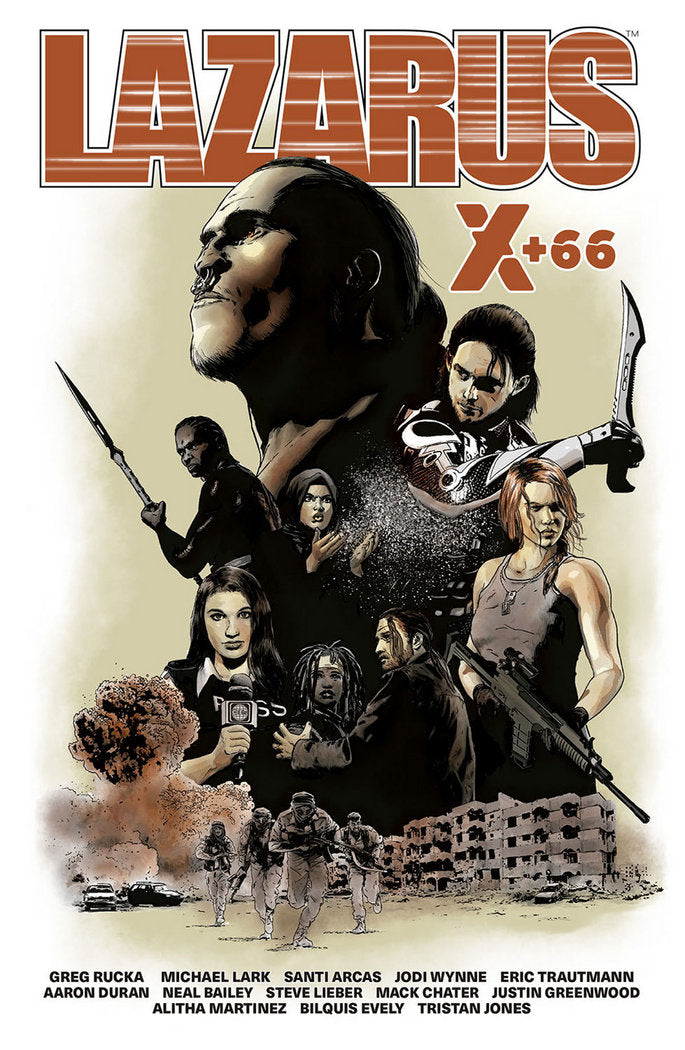 Lazarus X + 66, de Rucka | portada del libro