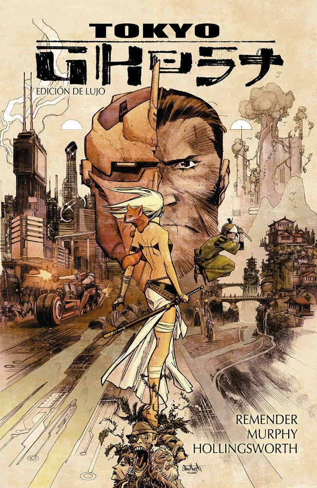 Tokyo Ghost. Edición de lujo, de Remender | portada del libro