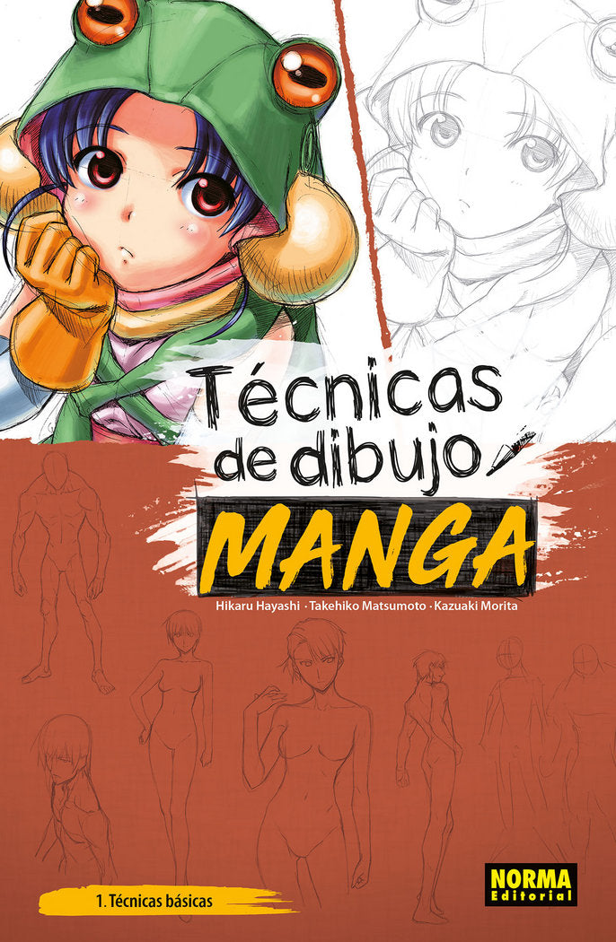 Técnicas de dibujo manga 1, de Hayashi | portada del libro
