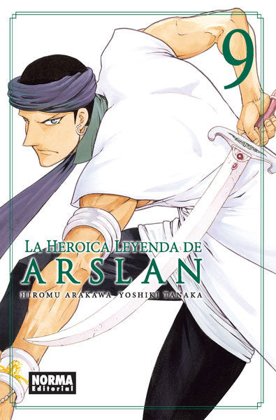 La heroica leyenda de arslan 9, de Tanaka | portada del libro