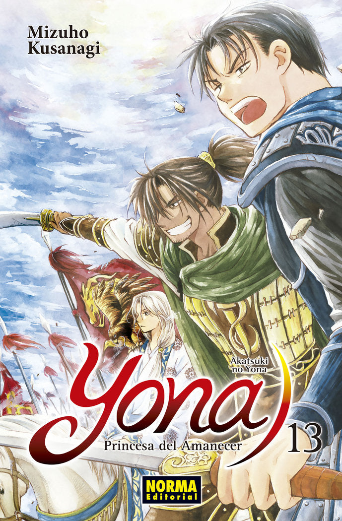 Yona, princesa del Amanecer 13, de Kusanagi | portada del libro