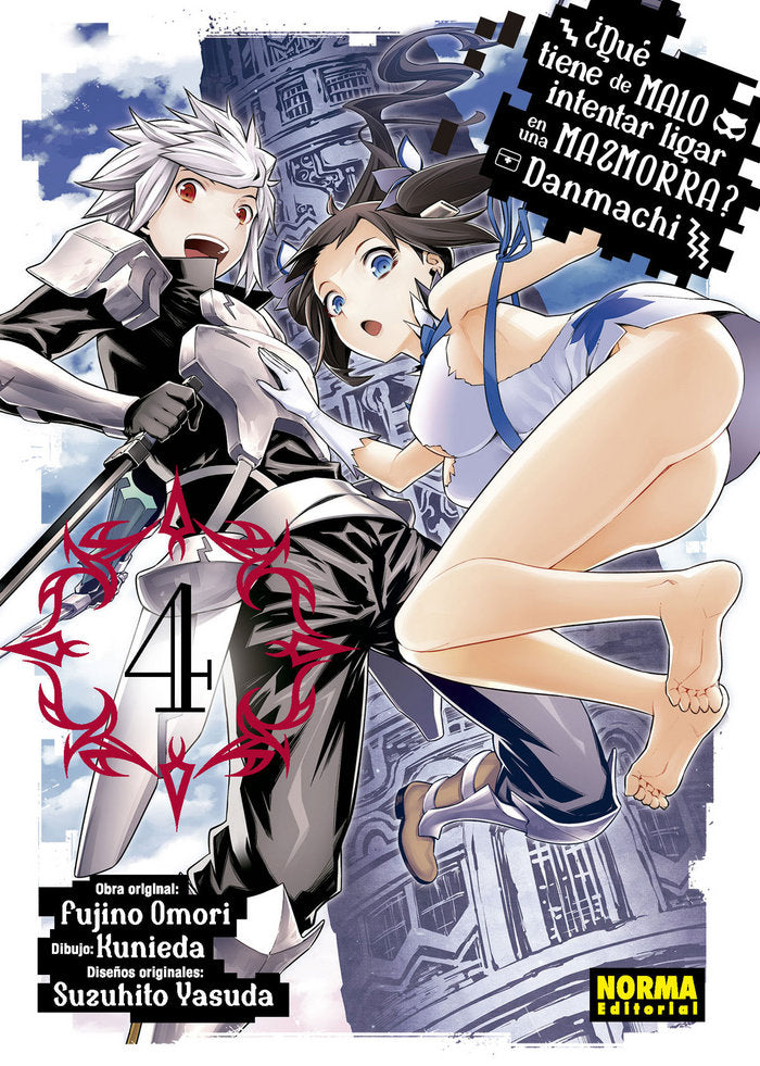 Danmachi 04, de Omori | portada del libro
