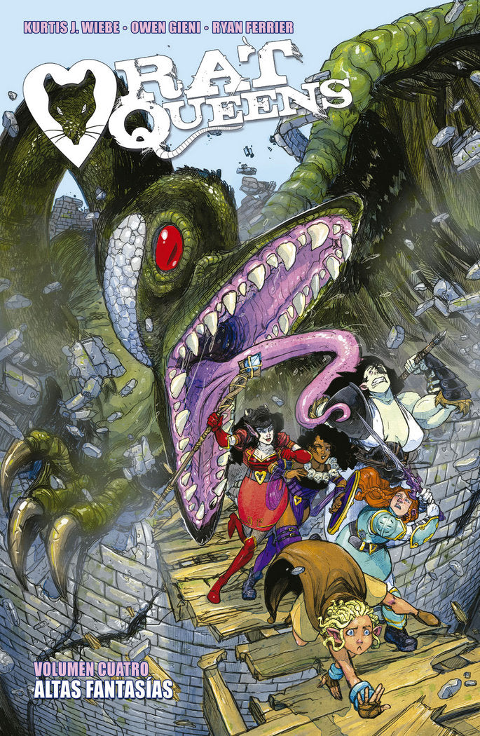 Rat Queens 4. Altas fantasías, de Wiebe | portada del libro