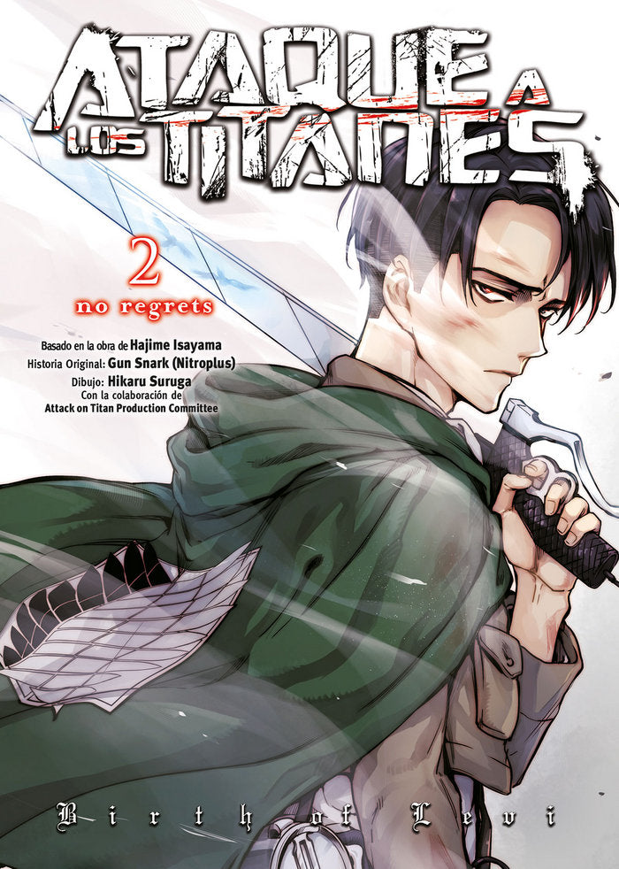Ataque a los titanes. No regrets 2, de Snark, Gun | portada del libro
