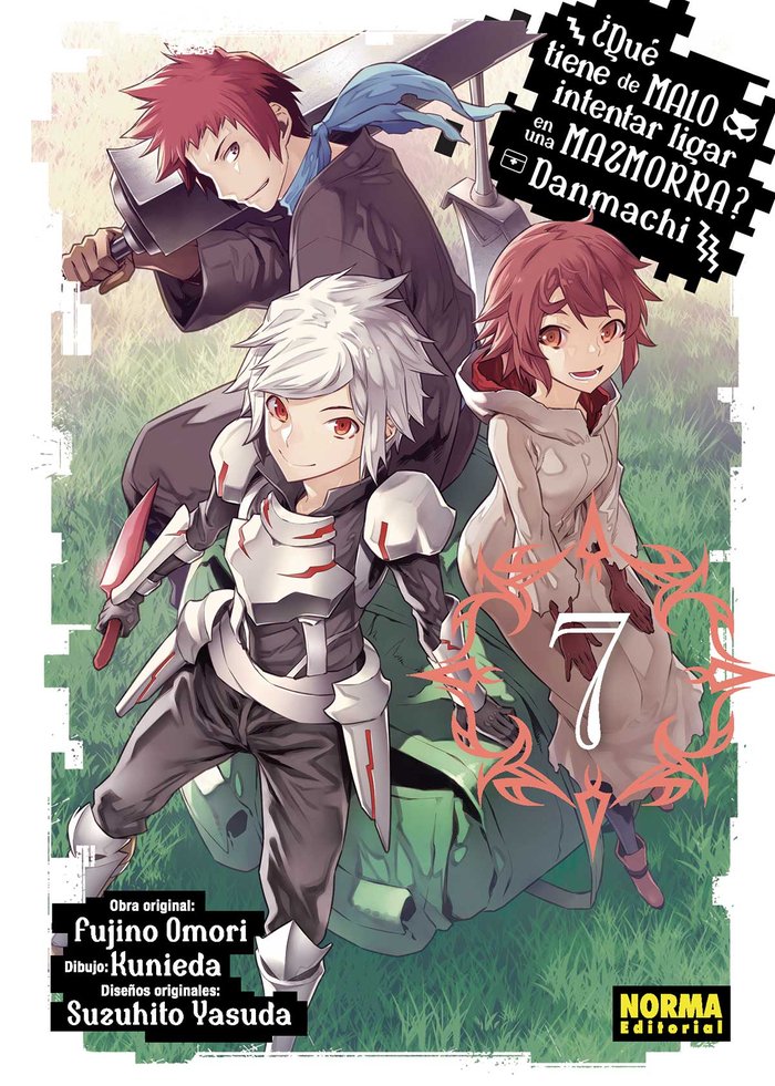 Danmachi 7, de Omori | portada del libro