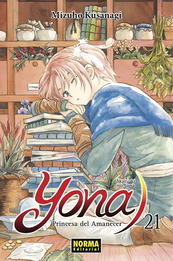 Yona, princesa del amanecer 21, de Kusanagi | portada del libro