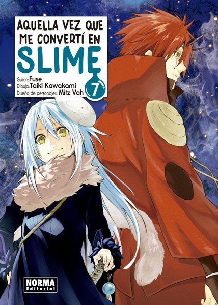 Aquella vez que me convertí en Slime 7, de Kawakami | portada del libro