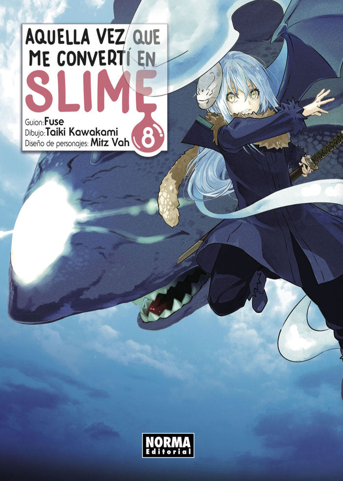 Aquella vez que me convertí en slime 8, de Kawakami | portada del libro