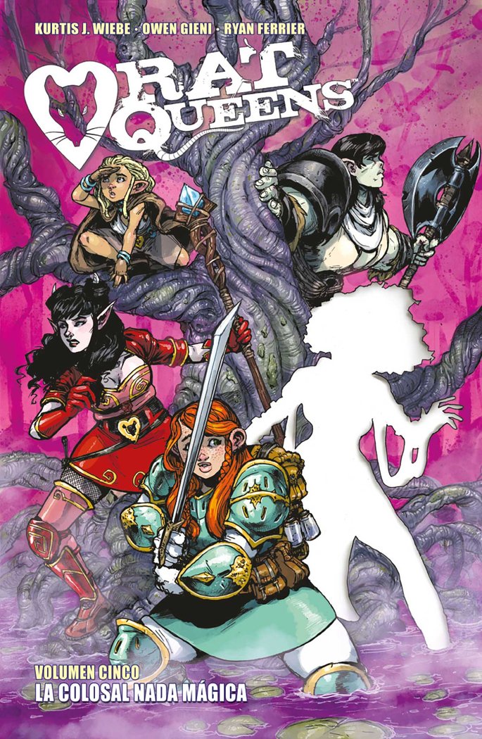Rat Queens 5. La colosal nada mágica, de J. Wiebe | portada del libro