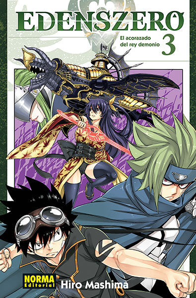 Edens Zero 3, de Mashima | portada del libro