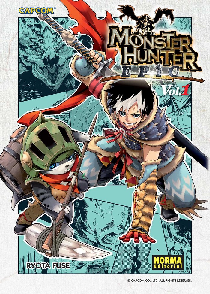 Monster Hunter Epic 1, de Fuse | portada del libro