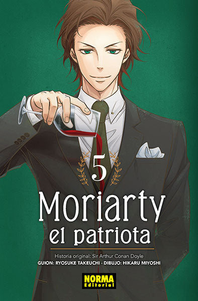 Moriarty el patriota 5, de Takeuchi | portada del libro