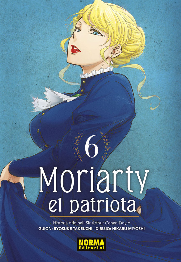 MORIARTY EL PATRIOTA 06, de RYOSUKE TAKEUCHI#HIKARU MIYOSHI | portada del libro