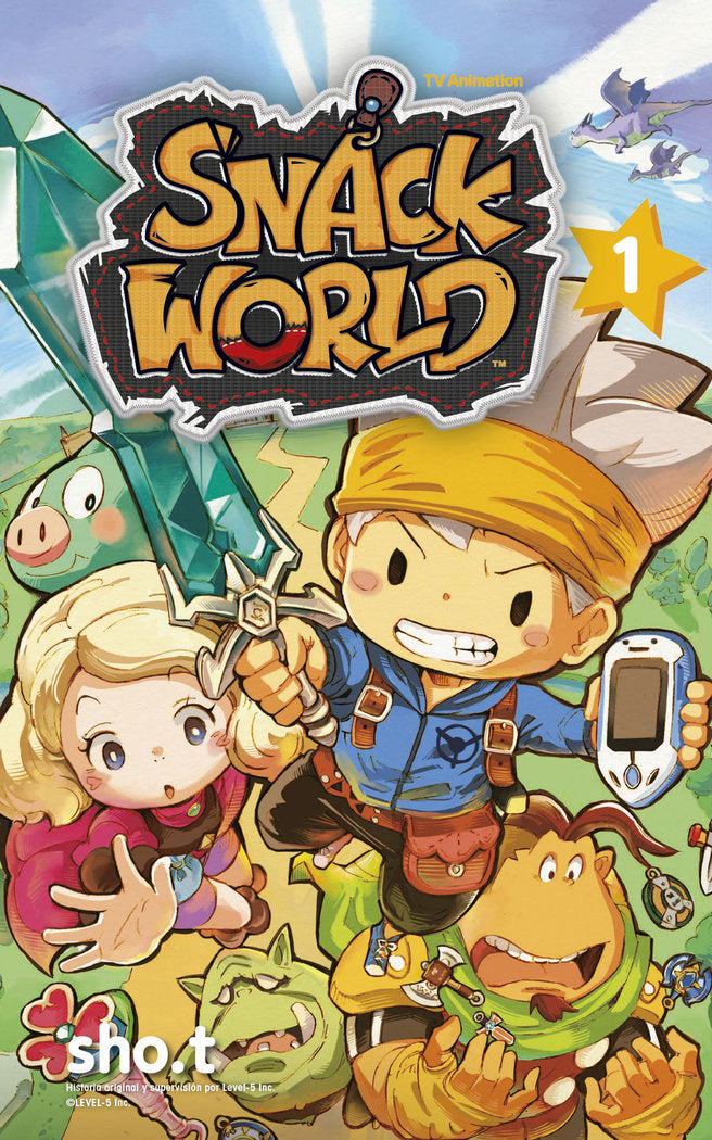 The Snack World TV Animation 1, de sho.t#Level 5 | portada del libro