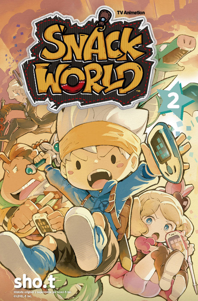 THE SNACK WORLD TV ANIMATION 02, de SHO | portada del libro
