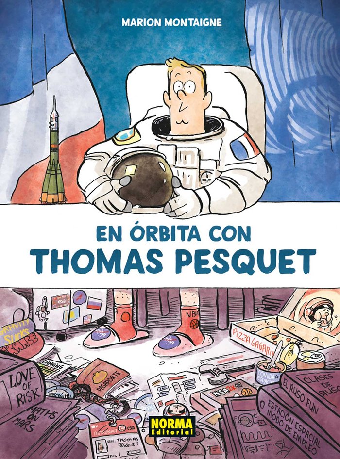 En órbita con Thomas Pesquet, de Montaigne, Marion | portada del libro