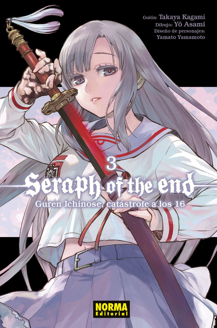 SERAPH OF THE END: GUREN ICHINOSE, CATASTROFE A LOS DIECISEIS 03, de YO ASAMI#TAKAYA KAGAMI | portada del libro