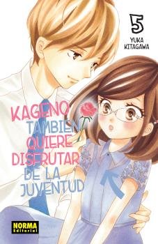 Kageno también quiere disfrutar de su juventud 5, de Kitagawa | portada del libro