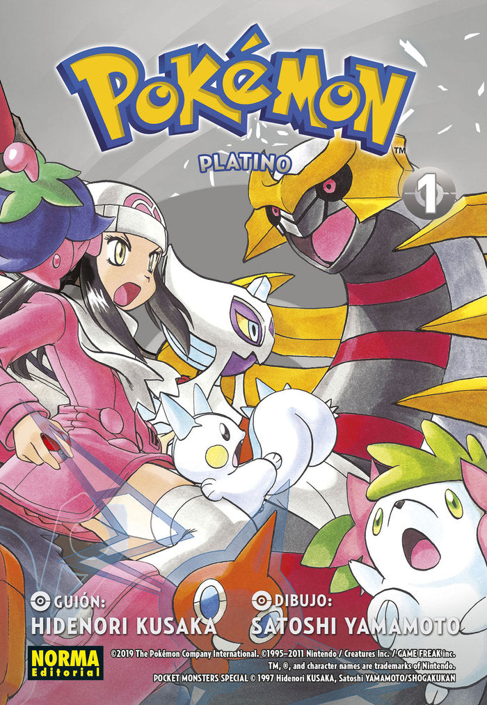 Pokémon 22. Platino 1, de Kusaka#Yamamoto | portada del libro