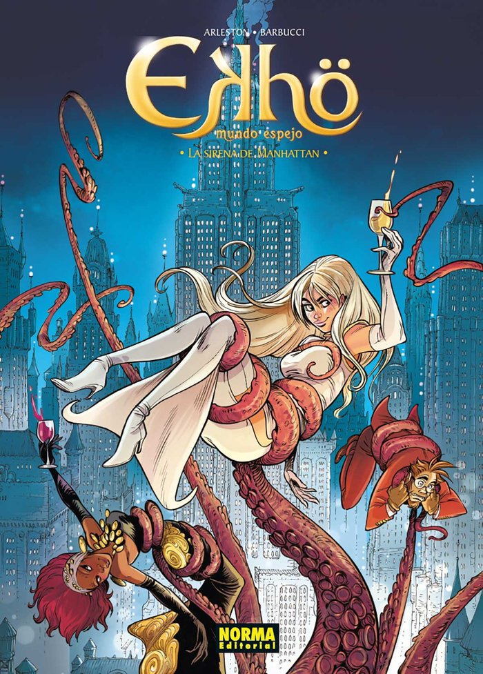 Ekhö: mundo espejo 8. La sirena de Manhattan, de Arleston | portada del libro