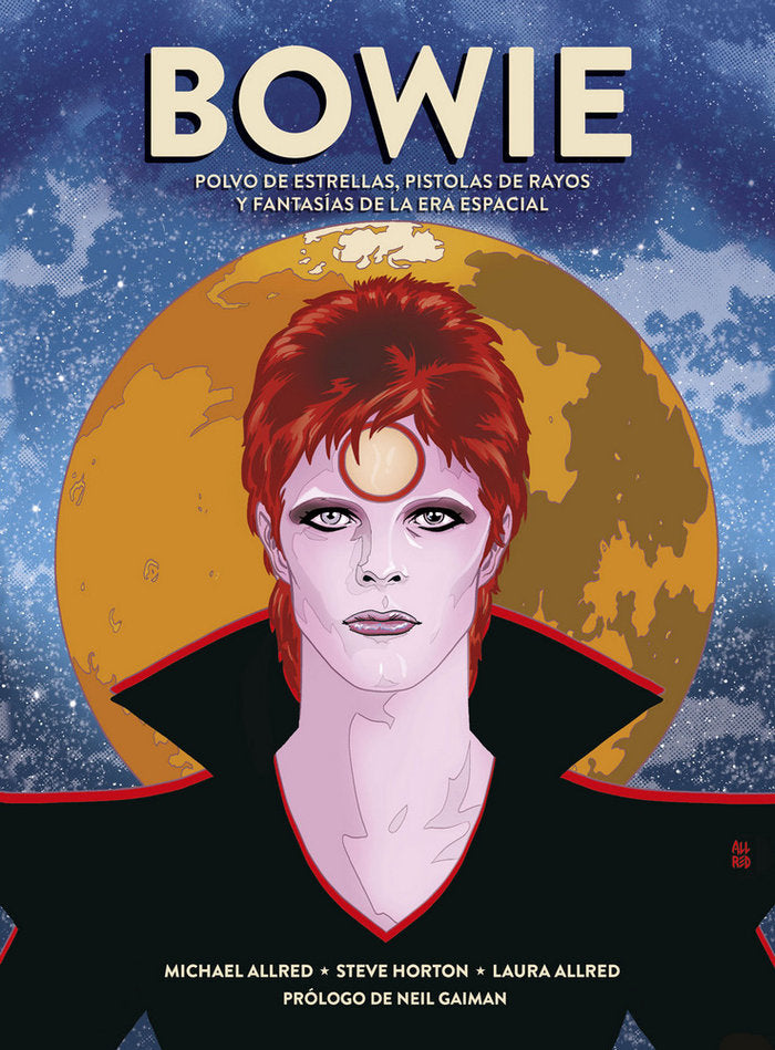 Bowie: polvo de estrellas, pistolas de rayos Y fantasías de la era espacial, de Horton | portada del libro