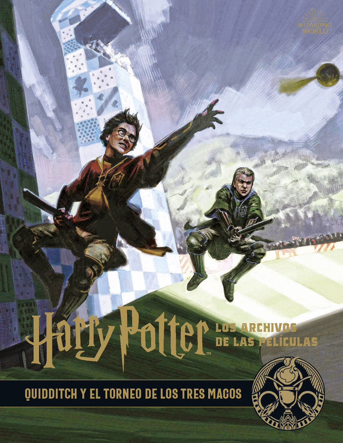HARRY POTTER: LOS ARCHIVOS DE LAS PELICULAS 7. QUIDDITCH Y EL TOR, de JODY REVENSON | portada del libro