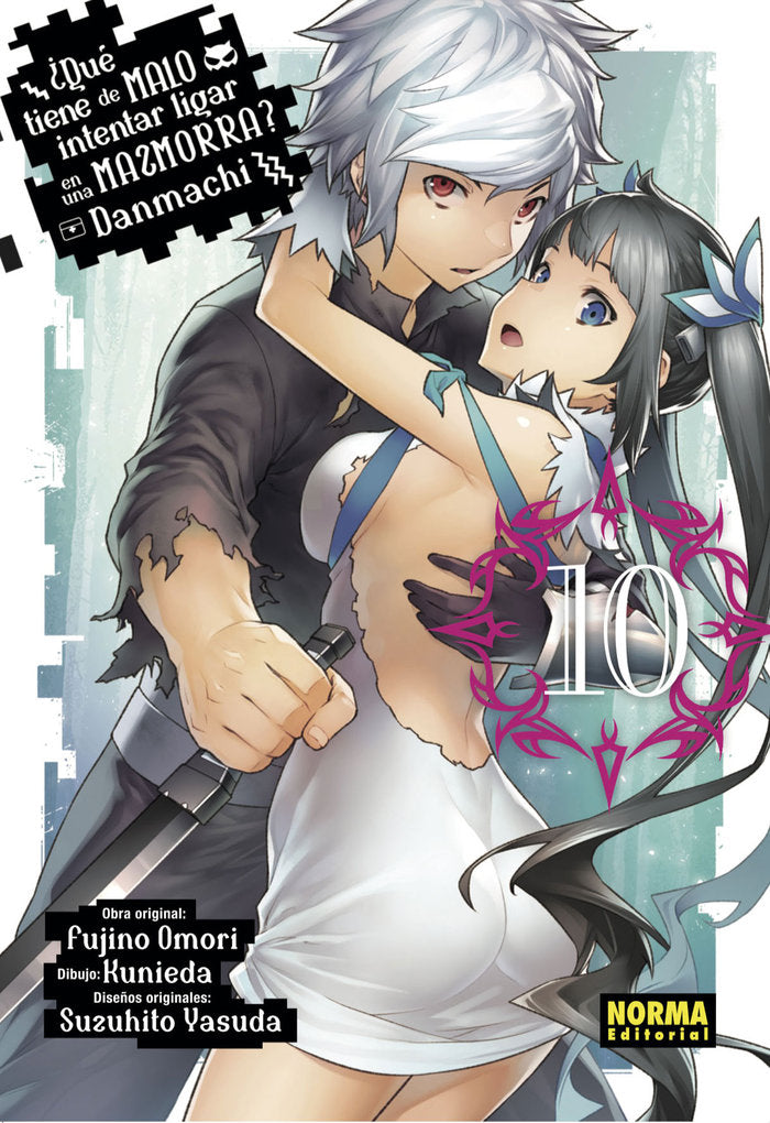 Danmachi 10, de Omori | portada del libro
