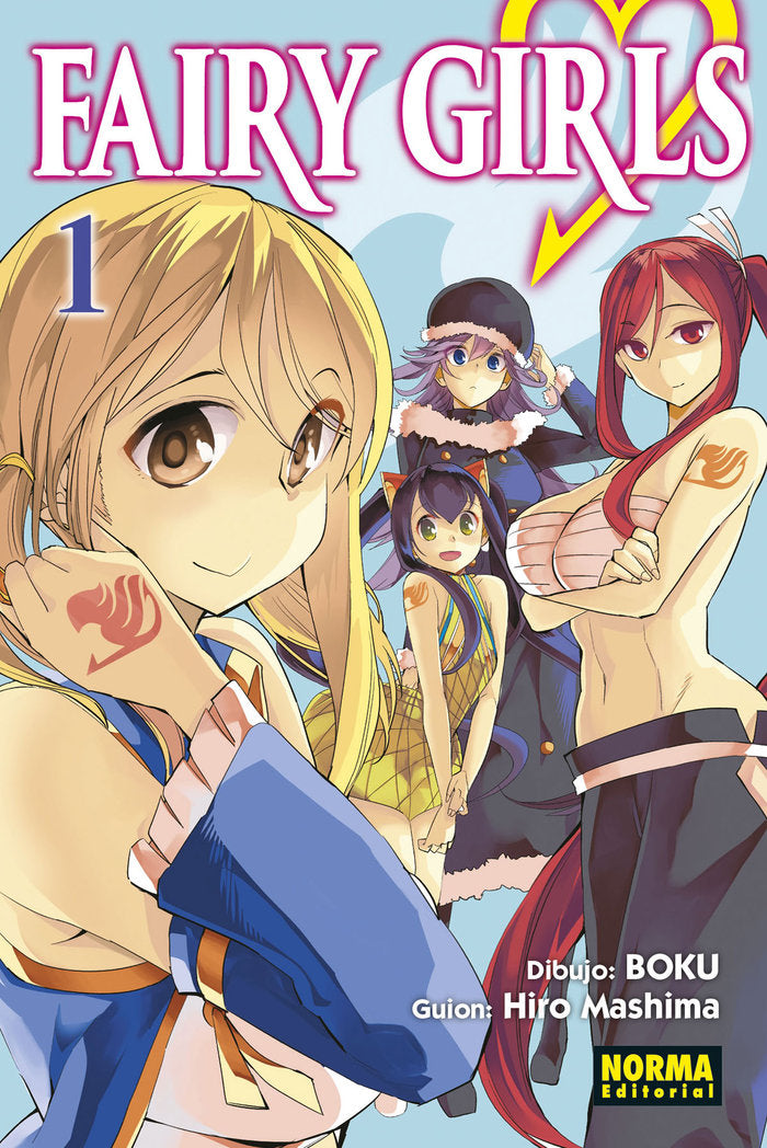 FAIRY TAIL GIRLS 01, de HIRO MASHIMA | portada del libro