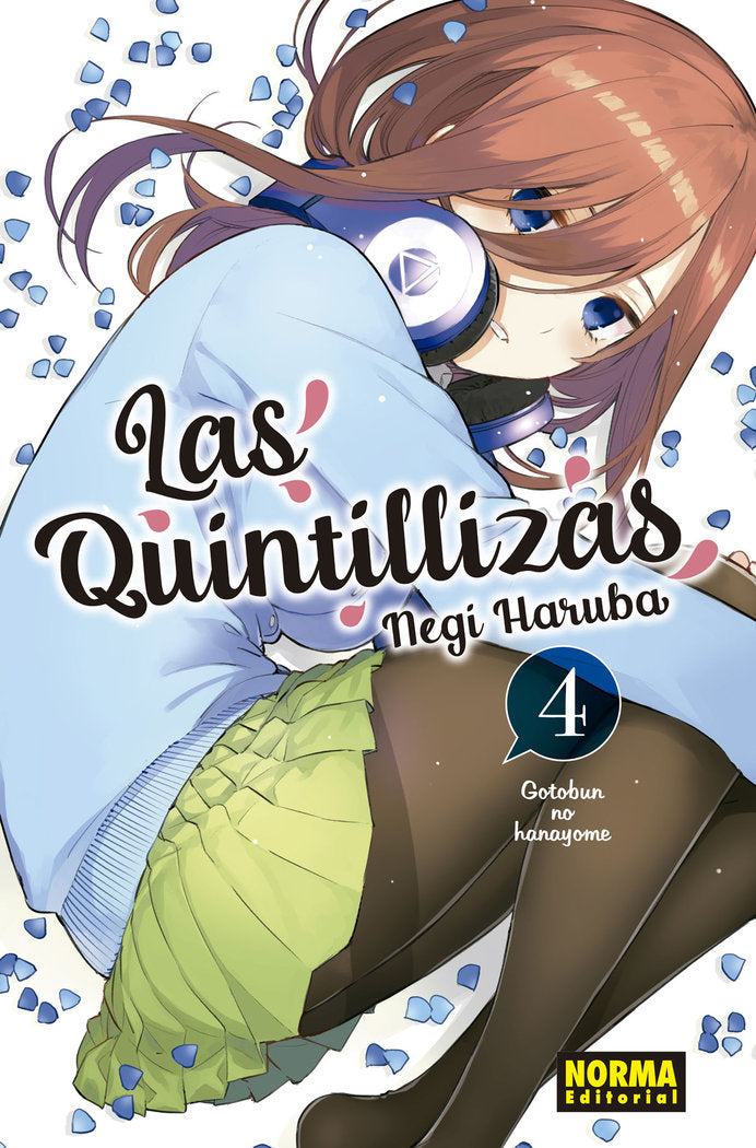 LAS QUINTILLIZAS 04, de NEGI HARUBA | portada del libro
