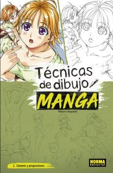 Técnicas de dibujo manga 2: cánones y proporciones, de Hayashi | portada del libro