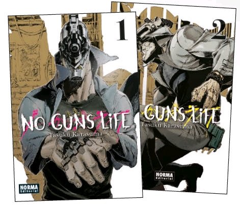 PACK INICIACION NO GUNS LIFE 1+2, de TASUKU KARASUMA | portada del libro