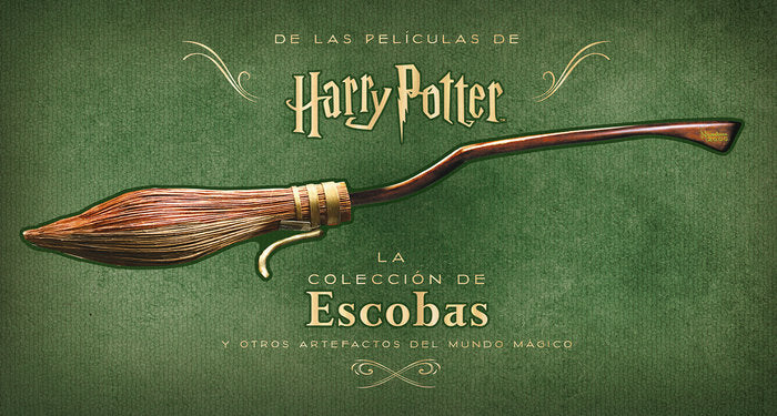 Harry Potter: La colección de escobas y otros artefactos del mundo mágico, de Revenson | portada del libro