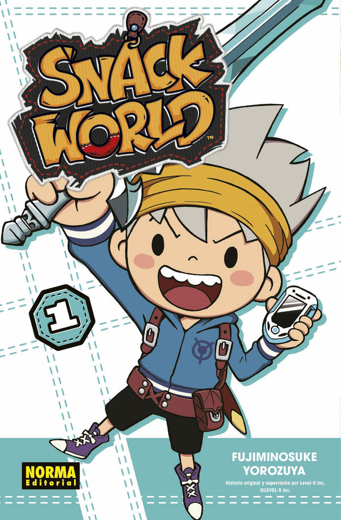 SNACK WORLD 01, de FUJIMINOSUKE YOROZUYA#LEVEL-5 | portada del libro