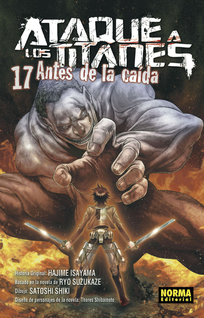 Ataque a los titanes antes de la caída 17, de Varios autores | portada del libro