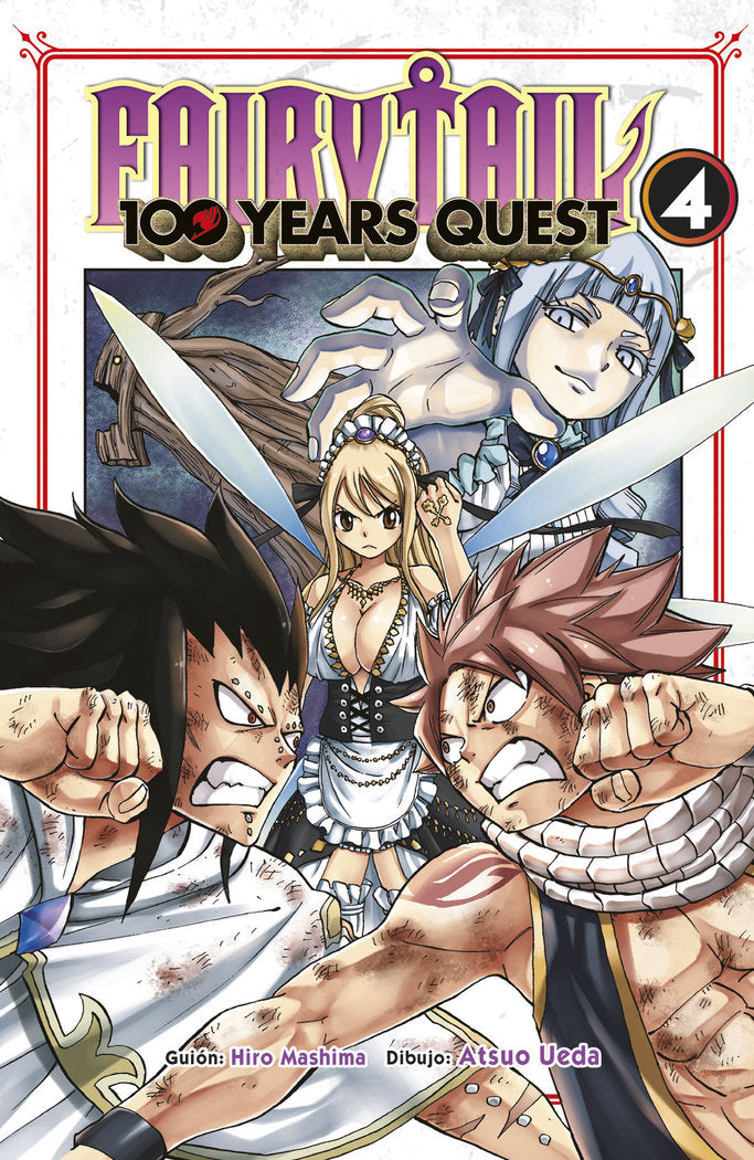 FAIRY TAIL 100 YEARS QUEST 04, de HIRO MASHIMA#UEDA | portada del libro