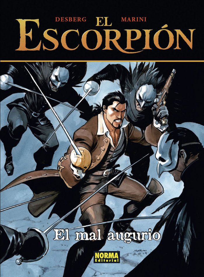 El Escorpión 12. El Mal Augurio (Cartoné), de Desberg#Marini | portada del libro