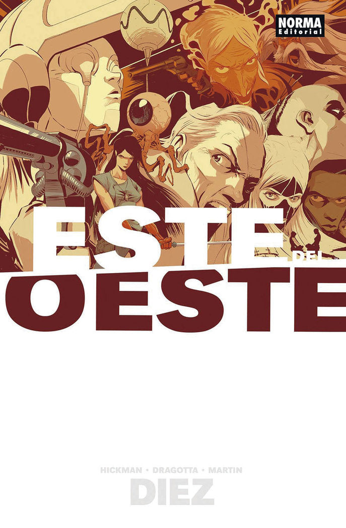 ESTE DEL OESTE 10, de JONATHAN HICKMAN | portada del libro