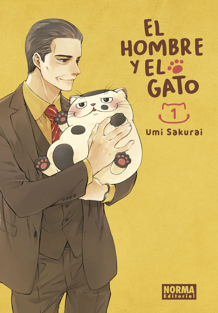 EL HOMBRE Y EL GATO 1, de UMI SAKURAI | portada del libro