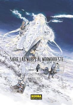 SIGUE LAS NUBES AL NORNOROESTE 04 + POSTAL, de AKI IRIE | portada del libro