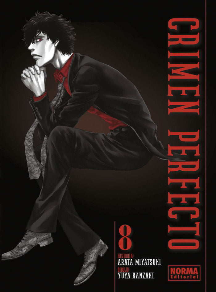 CRIMEN PERFECTO 08, de ARATA MIYATSUKI-YUUYA KANZAKI | portada del libro