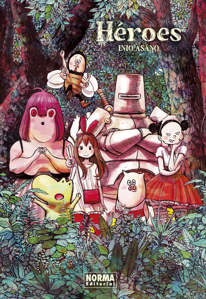 HEROES, de INIO ASANO | portada del libro