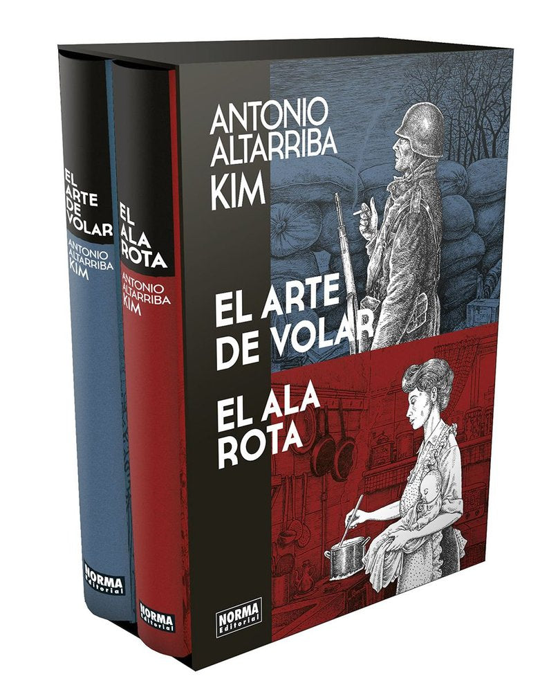 COFRE COLECCIONISTA ARTE DE VOLAR+ALA ROTA, de ANTONIO ALTARRIBA | portada del libro