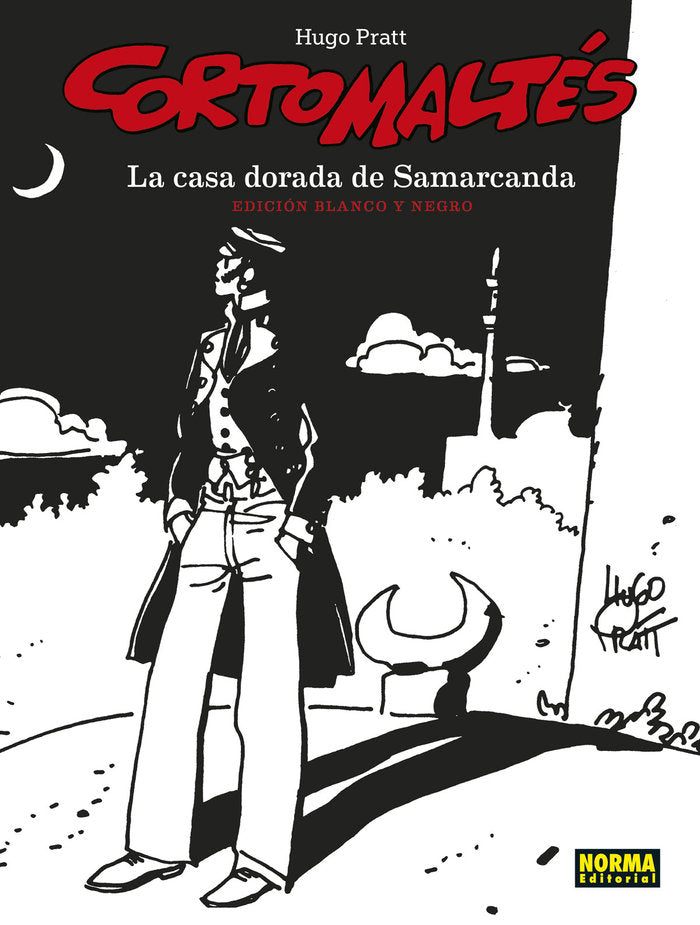 CORTO MALTES. LA CASA DORADA DE SAMARCANDA. ED B/N, de HUGO PRATT | portada del libro
