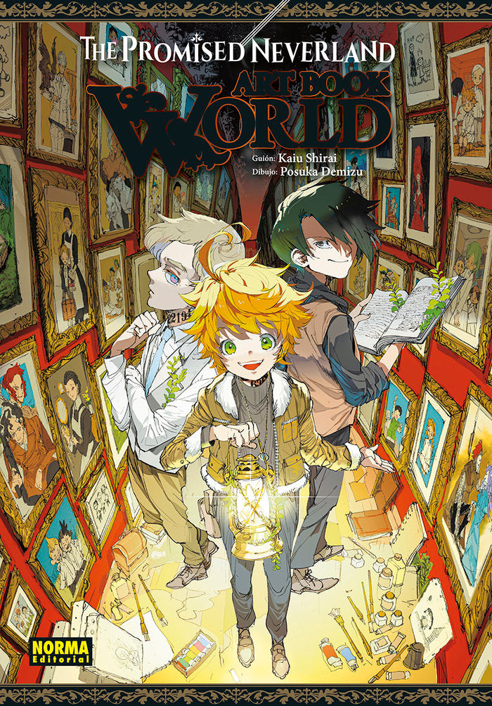 THE PROMISED NEVERLAND ARTBOOK WORLD, de POSUKA DEMIZU | portada del libro