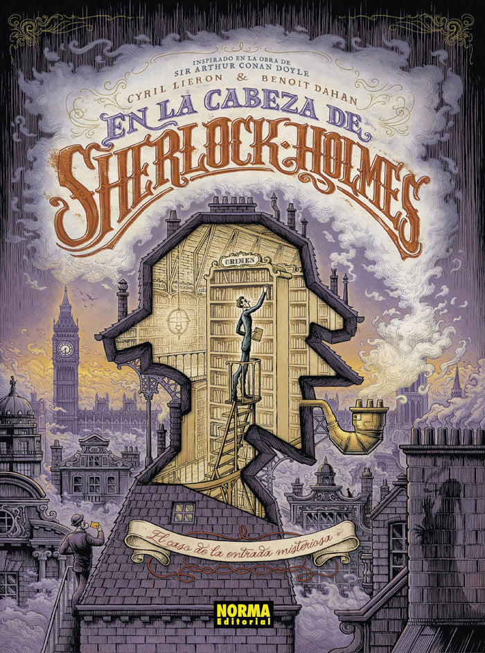 EN LA CABEZA DE SHERLOCK HOLMES, de LIERON, CIRYL | portada del libro