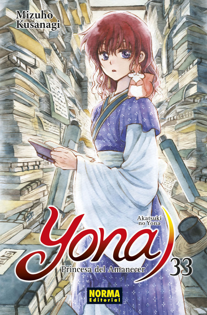 YONA 33, PRINCESA DEL AMANECER, de MIZUHO KUSANAGI | portada del libro