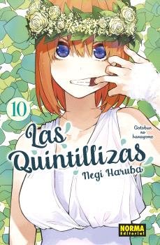 LAS QUINTILLIZAS 10, de NEGI HARUBA | portada del libro
