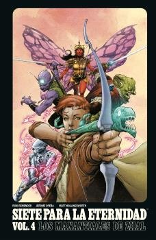 SIETE PARA LA ETERNIDAD 04. LOS MANANTIALES DE ZHAL, de RICK REMENDER | portada del libro